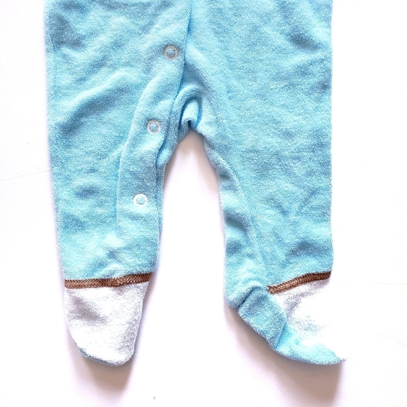 Vintage Carter's Footsie Pajama S Small Champ Boxing Glove One Piece - Picture 3 of 5